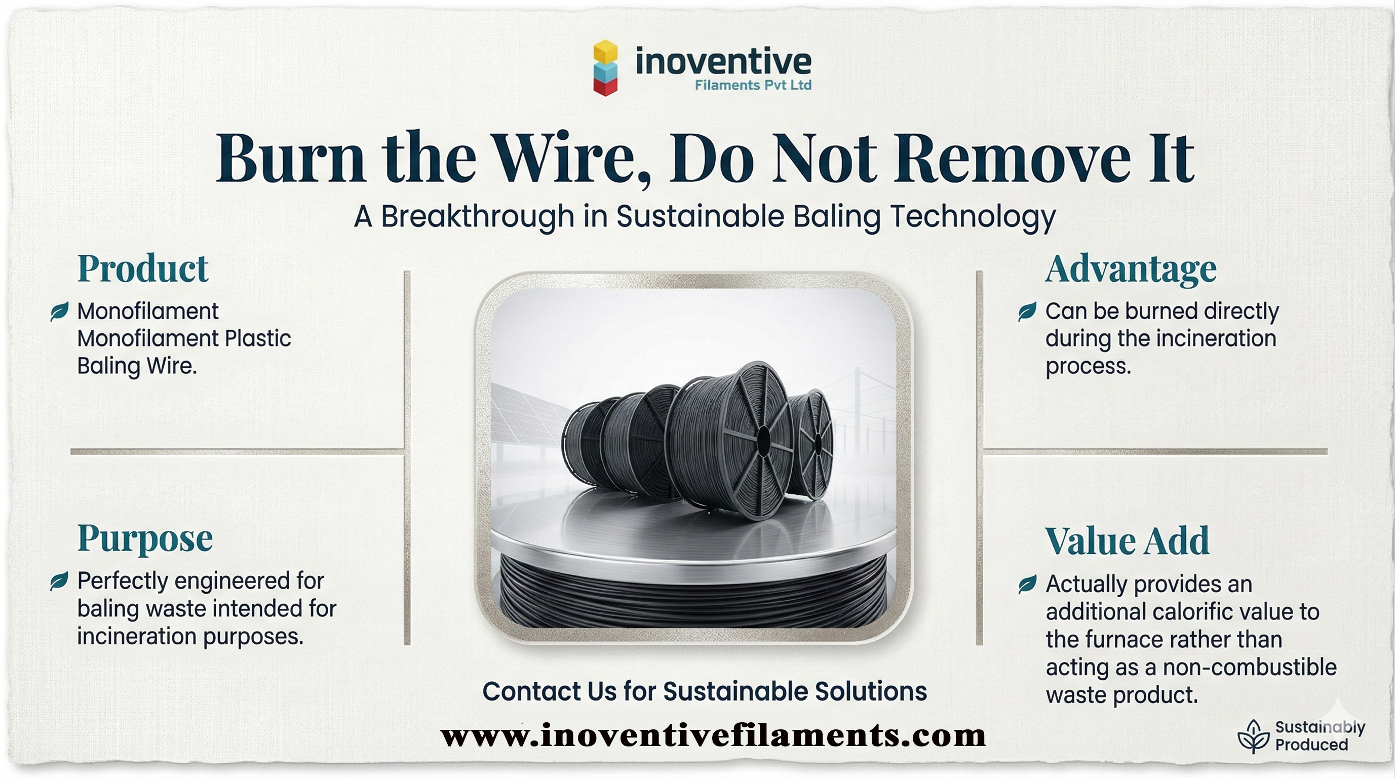 PET BAILING WIRE FOR RDF